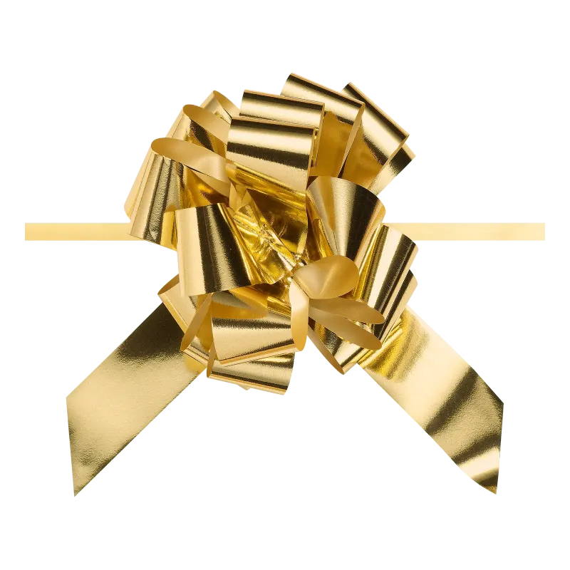 Ziehschleife Granfiocco Gold Metallic