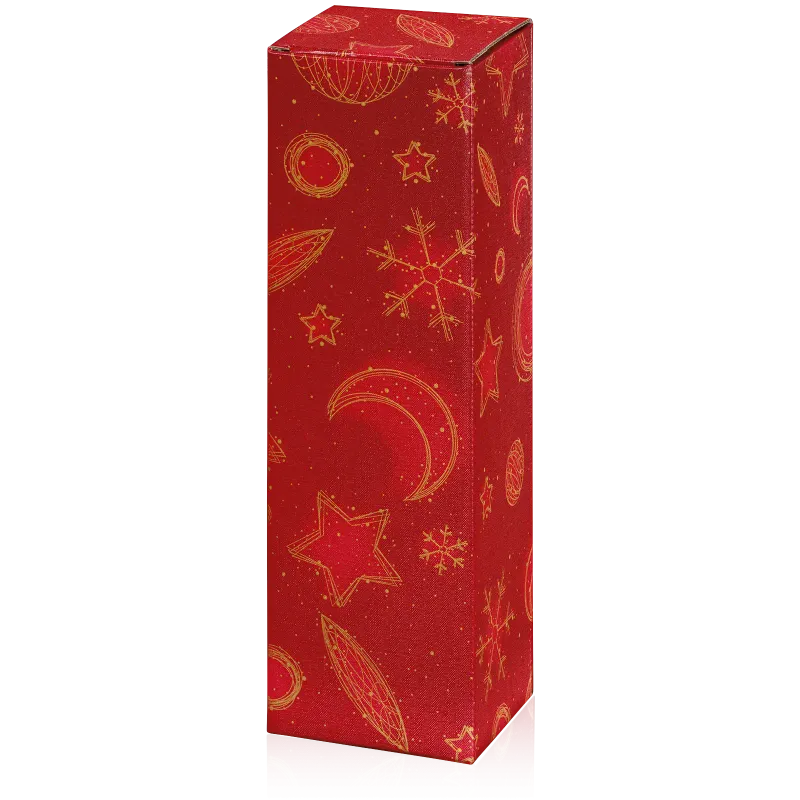 Faltschachtel Christmas Rot 1er Magnum