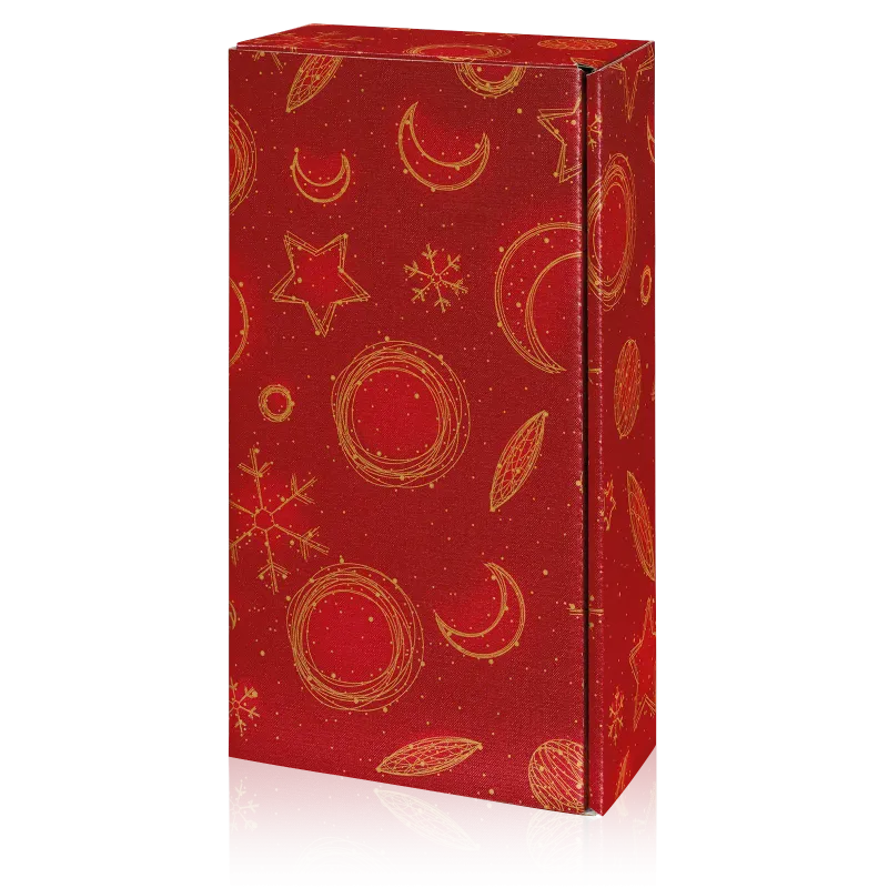 Präsentkarton Christmas Rot 2er