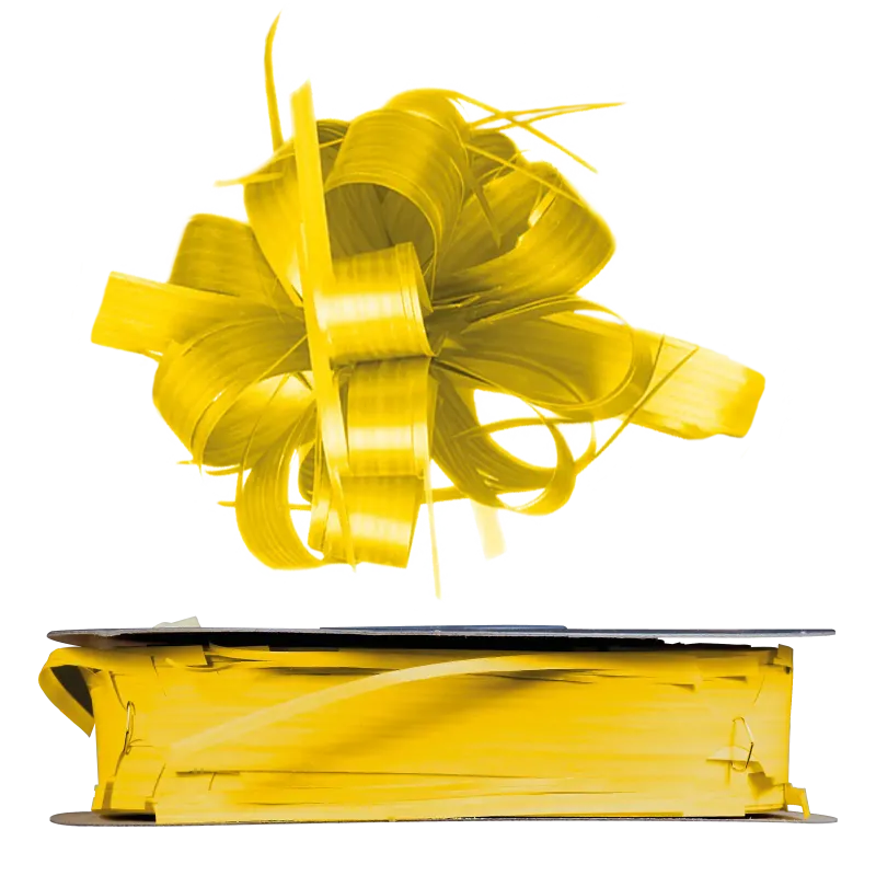 Ziehschleifenband Country Bows Gelb
