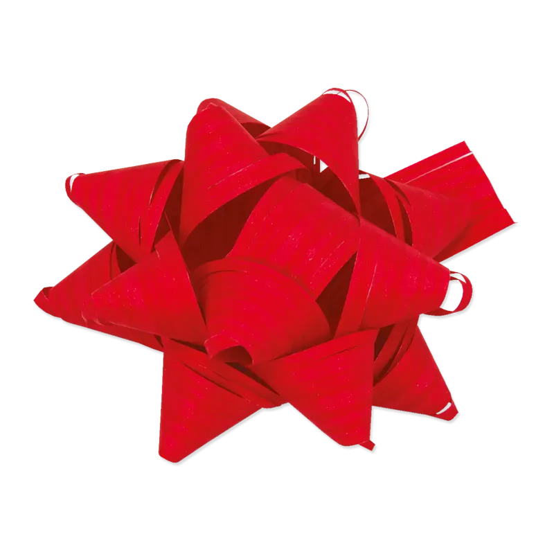 Fertigschleifen "Stelle Raphia" Rot