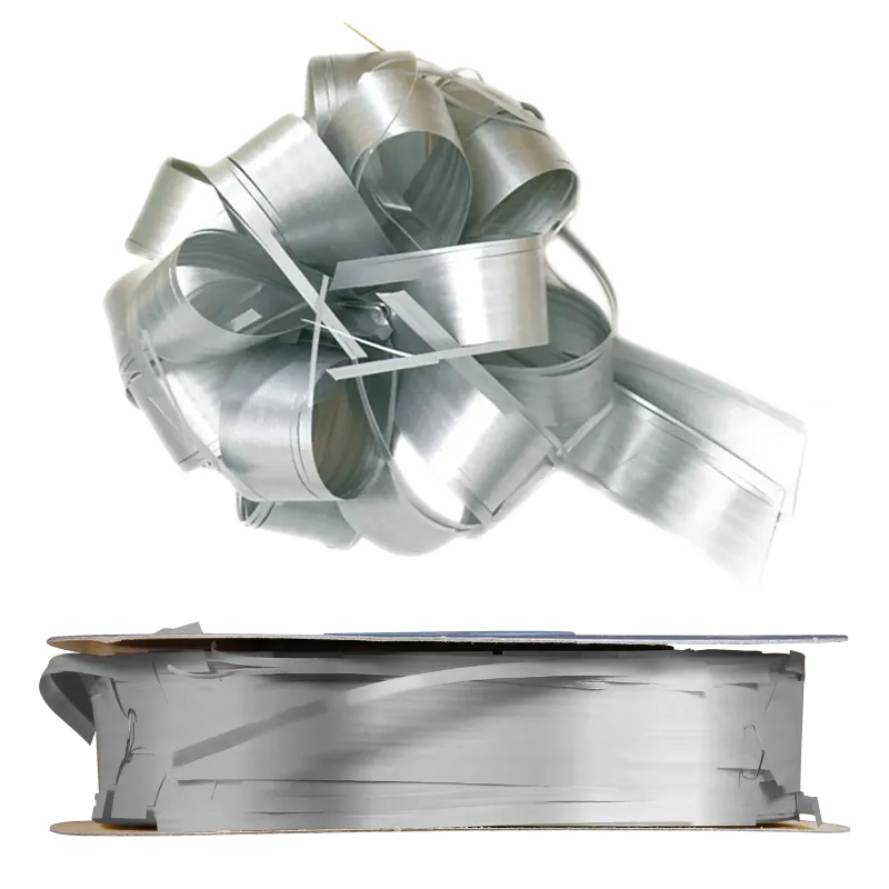 Ziehschleifenband Country Bows Silber