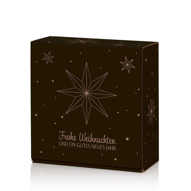 Geschenkbox Natura Weihnachtssterne -M-