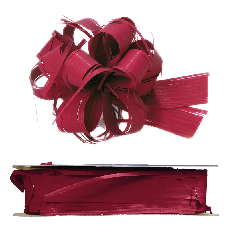 Ziehschleifenband Country Bows Bordeaux