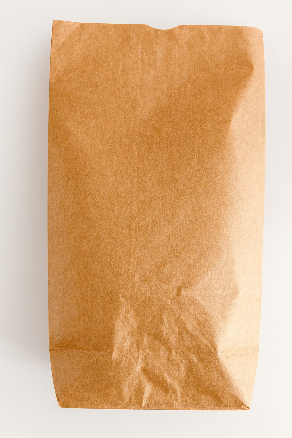 Kreuzbodenbeutel aus braunem Kraftpapier 1kg