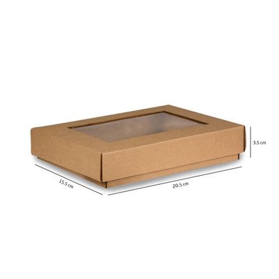 Tapa y base con ventana