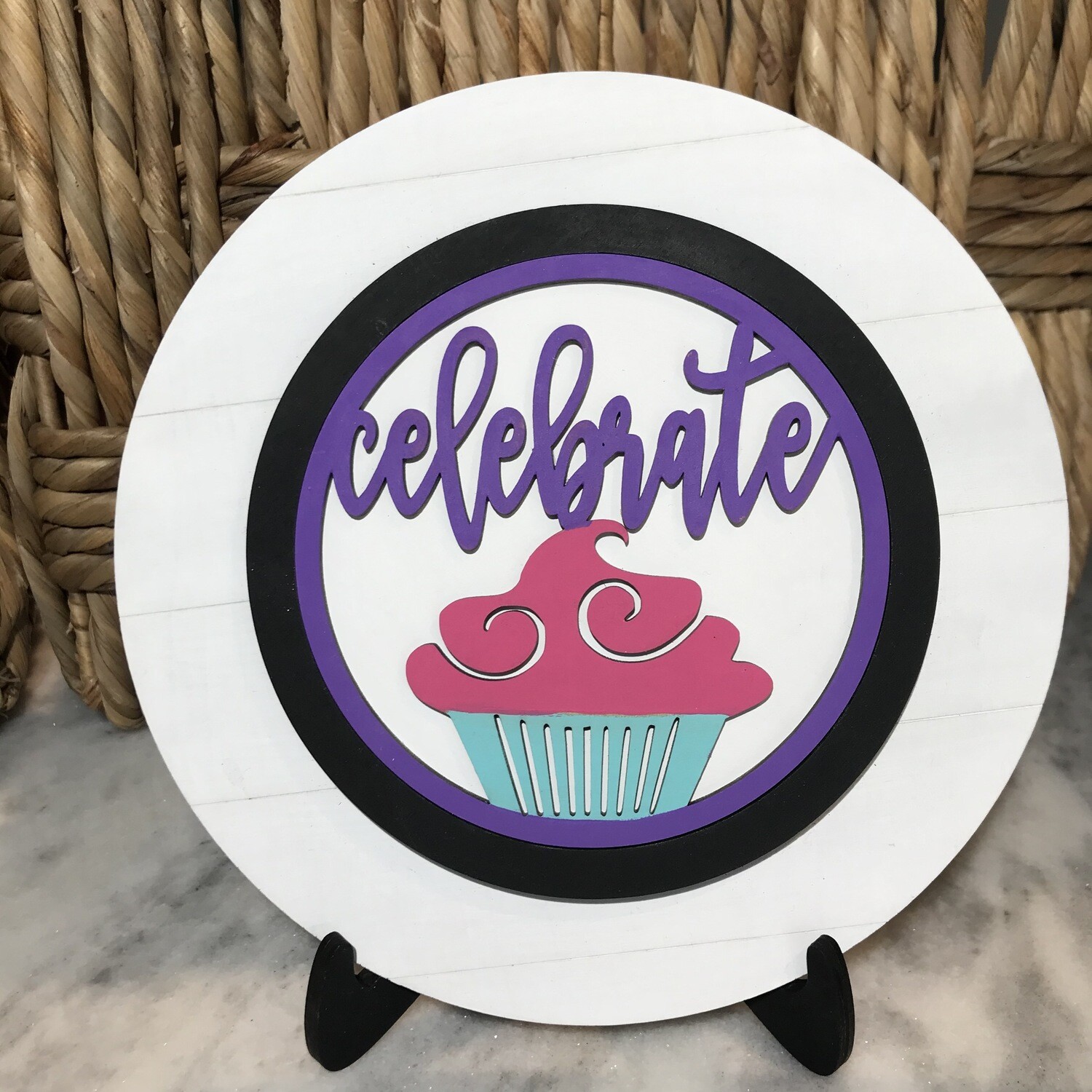 DIY ROUND INTERCHANGEABLE SHIPLAP SIGN