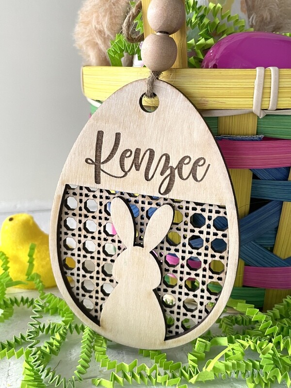 Easter Bunny Basket Tag