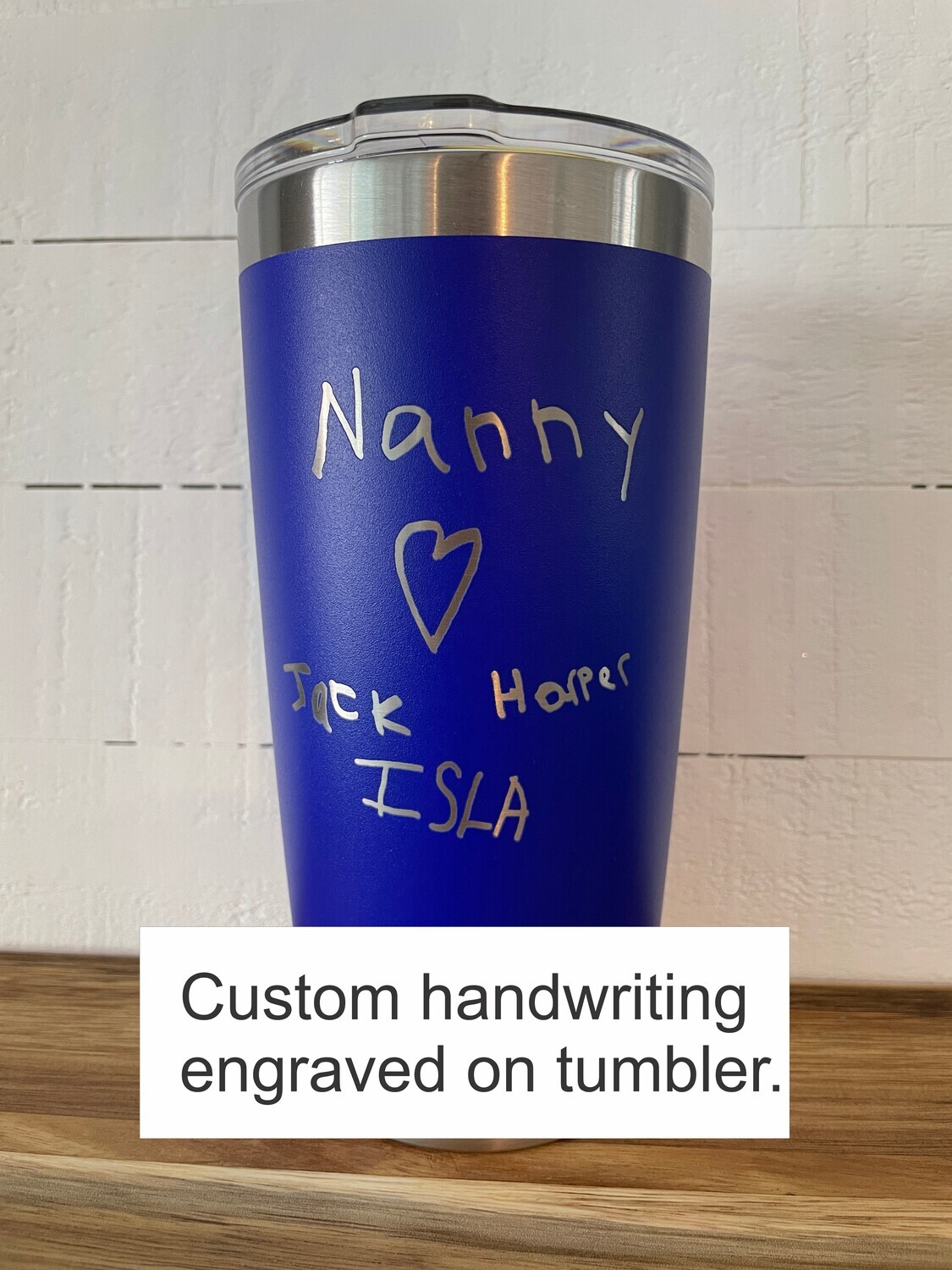 Drinkware Custom Handwriting