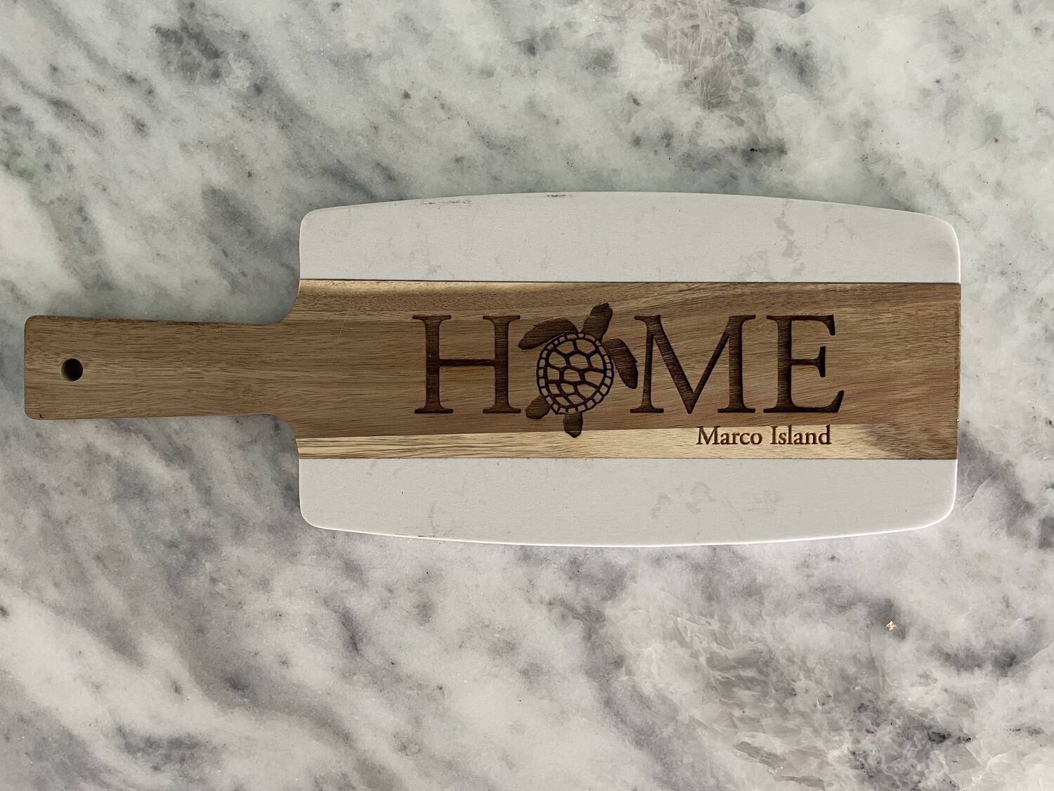 GB Cutting/Serving Board Marble and Wood