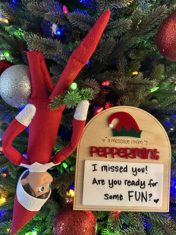 Christmas Elf Sign