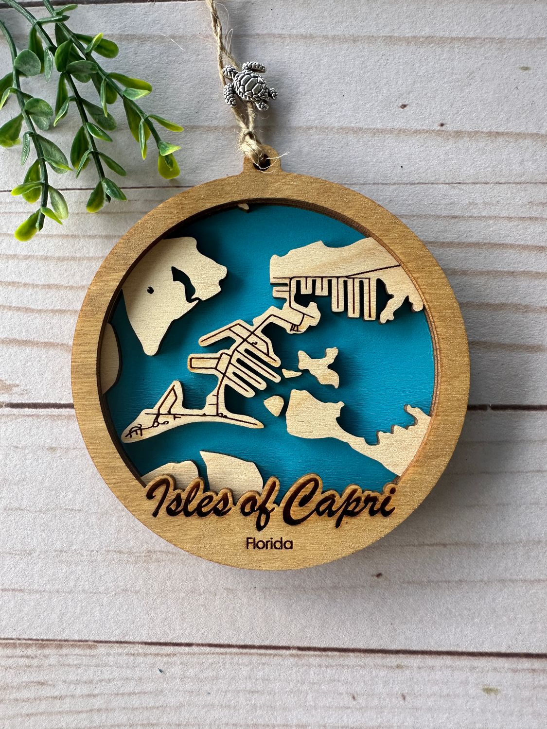 Isles of Capri Map Ornament or Magnet