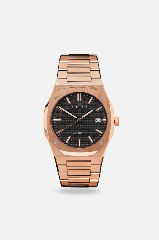 Date 001 Rose/Blk 40MM
