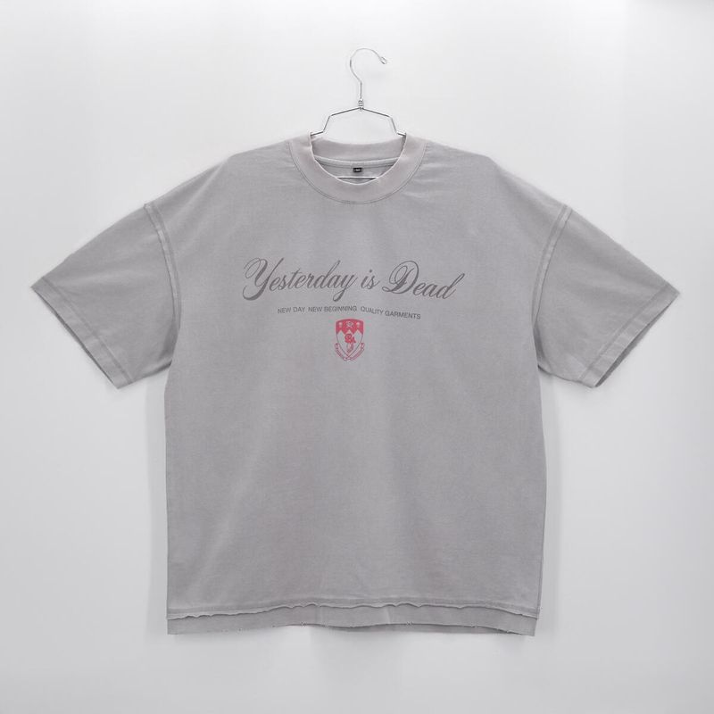 COLLEGIATE TEE SLATE GREY