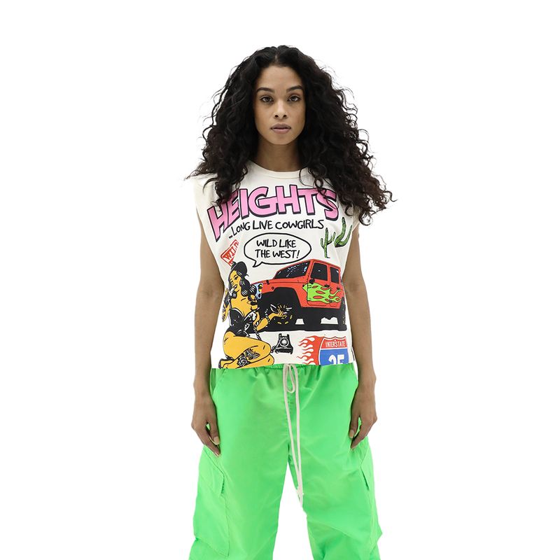 Heights District Texas Ladies Crop