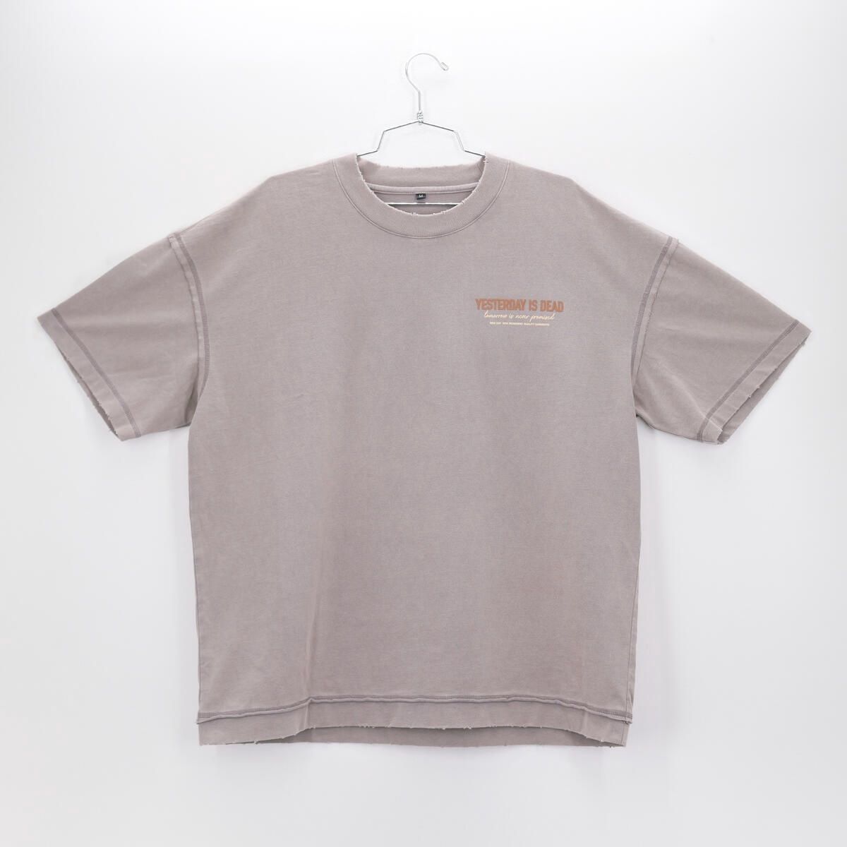MADE WITH CARE VINTAGE TEE PEBBLE