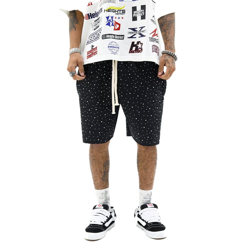 Heights District Rhinestone Shorts