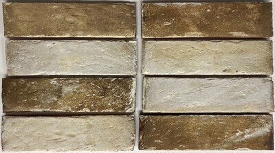 Rustic Collection Leavenworth Thin Brick tiles (Size: 2-1/4" x 8")