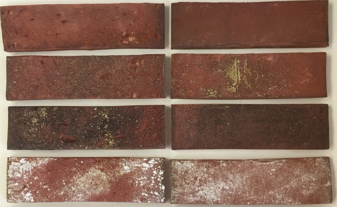 Antique &amp; Rustic Collection Fremont Thin Brick tiles (Size: 2-1/4&quot; x 8&quot;)