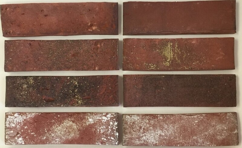 Antique &amp; Rustic Collection Fremont Thin Brick tiles (Size: 2-1/4&quot; x 8&quot;)