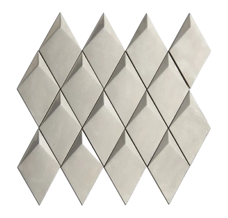 Angyle Strata Stainless Steel Mosaic Tile - Silver