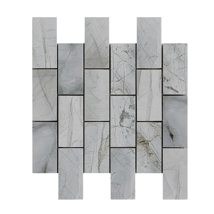 Stretcher Bond Marble Marble Mosaic Tile