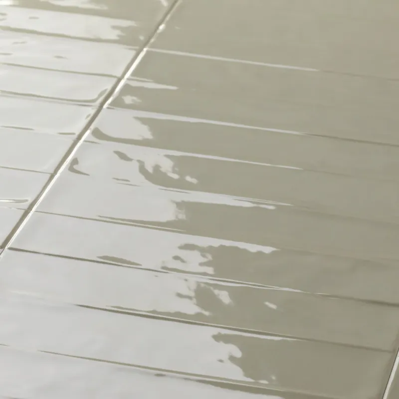 Fatto Moss Veil — Glossy Organic Tile