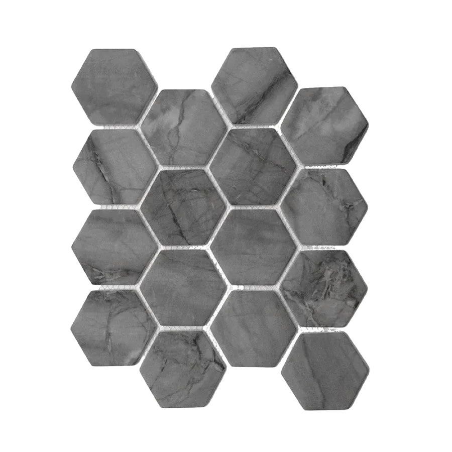 Gleaming Pebble Recycle Glass Mosaic Tile