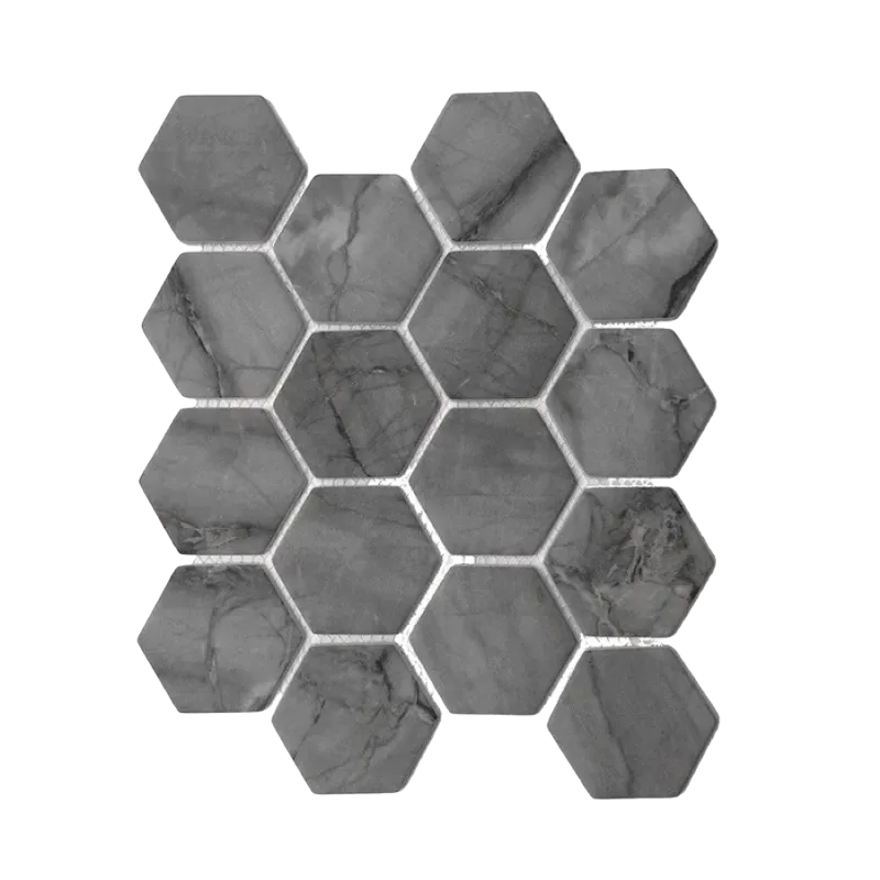 Gleaming Pebble Recycle Glass Mosaic Tile