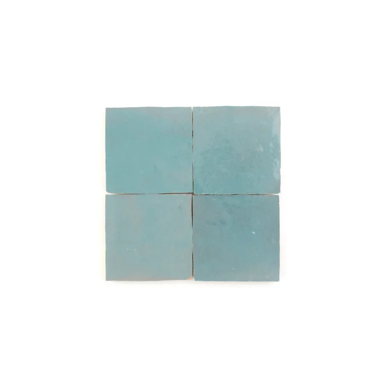 Mediterranean Blue 4x4 Zellige Tile