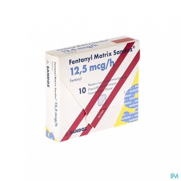 FENTANYL MATRIX SANDOZ 12,5 MCG PLEISTERS