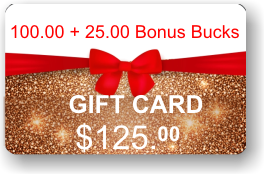 ViewIT Gift Card  Value: $100.00 + 25.00