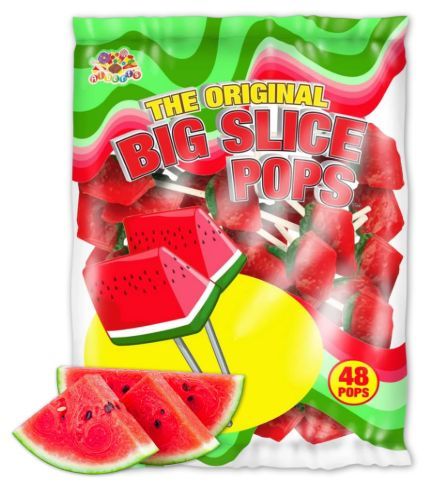 Watermelon Slice Pops