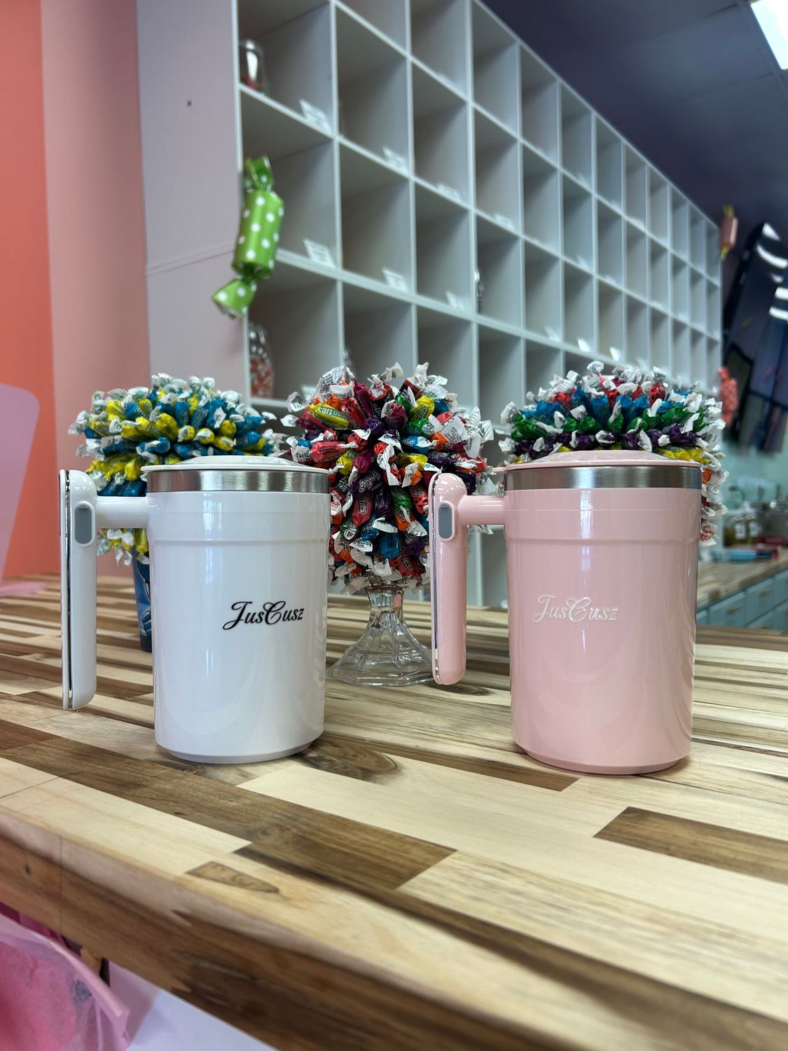 Temperature Control Self Stirring Mug