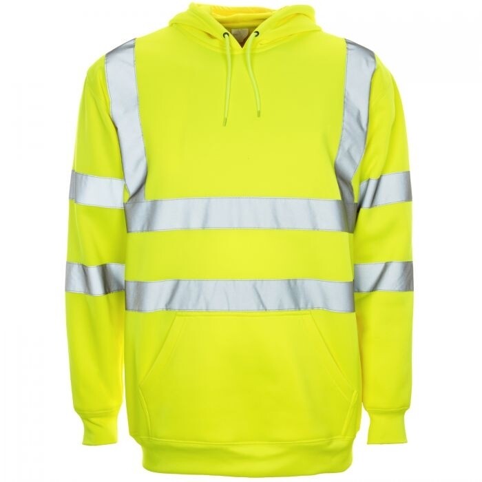 HI VIS HOODED SWEATSHIRT