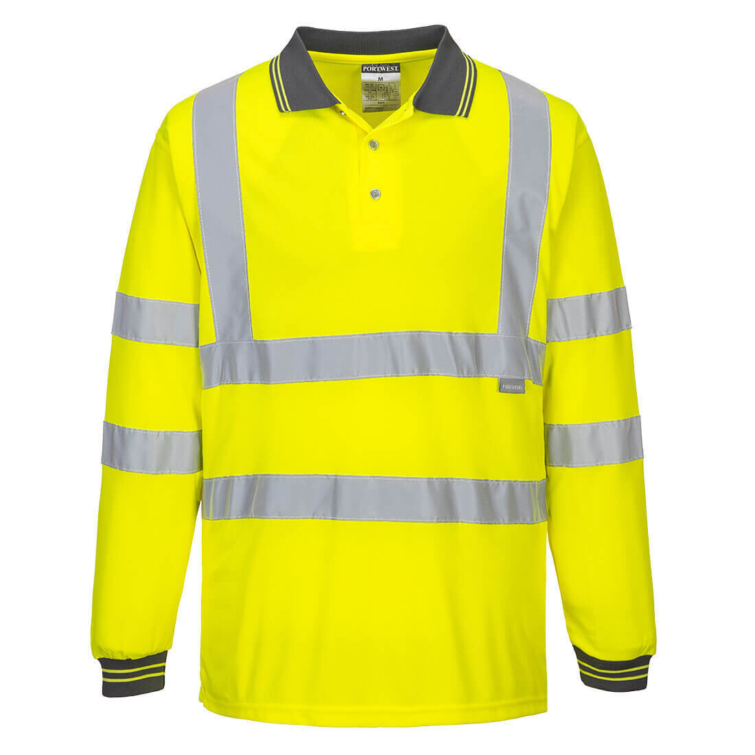 HI VIS POLO SHIRT L\S