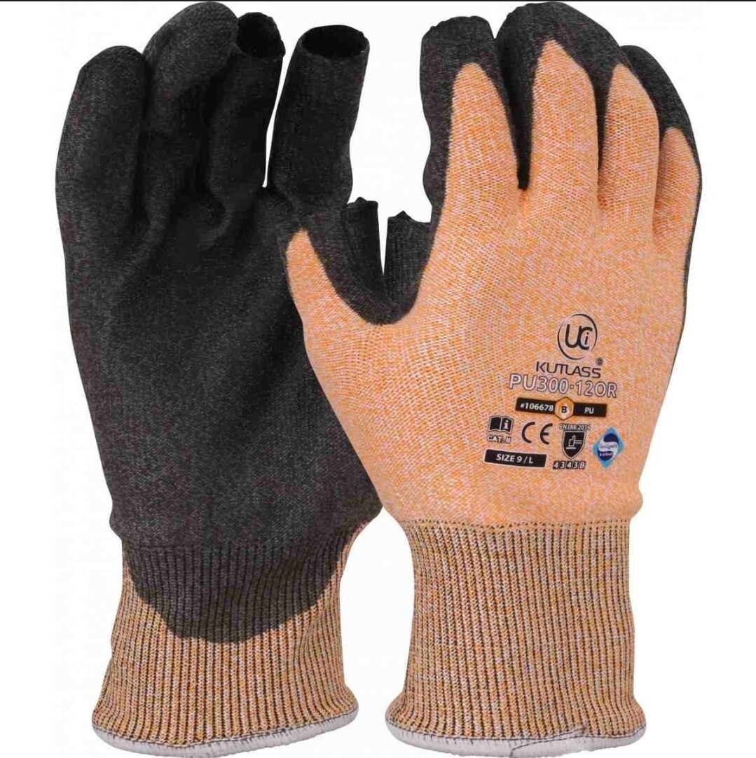 KUTLASS PART-FINGERLESS GLOVES (CUT B/3)