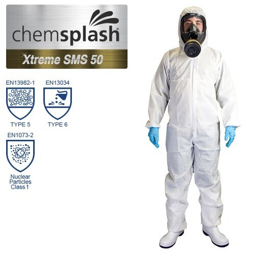 CHEMSPLASH XTREME 50 SMS COVERALL Type 5/6