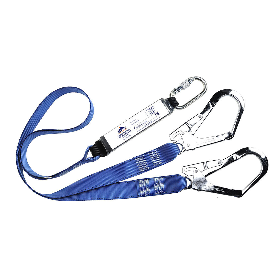 DOUBLE WEBBING 1.8m LANYARD + SHOCK ADSORBER