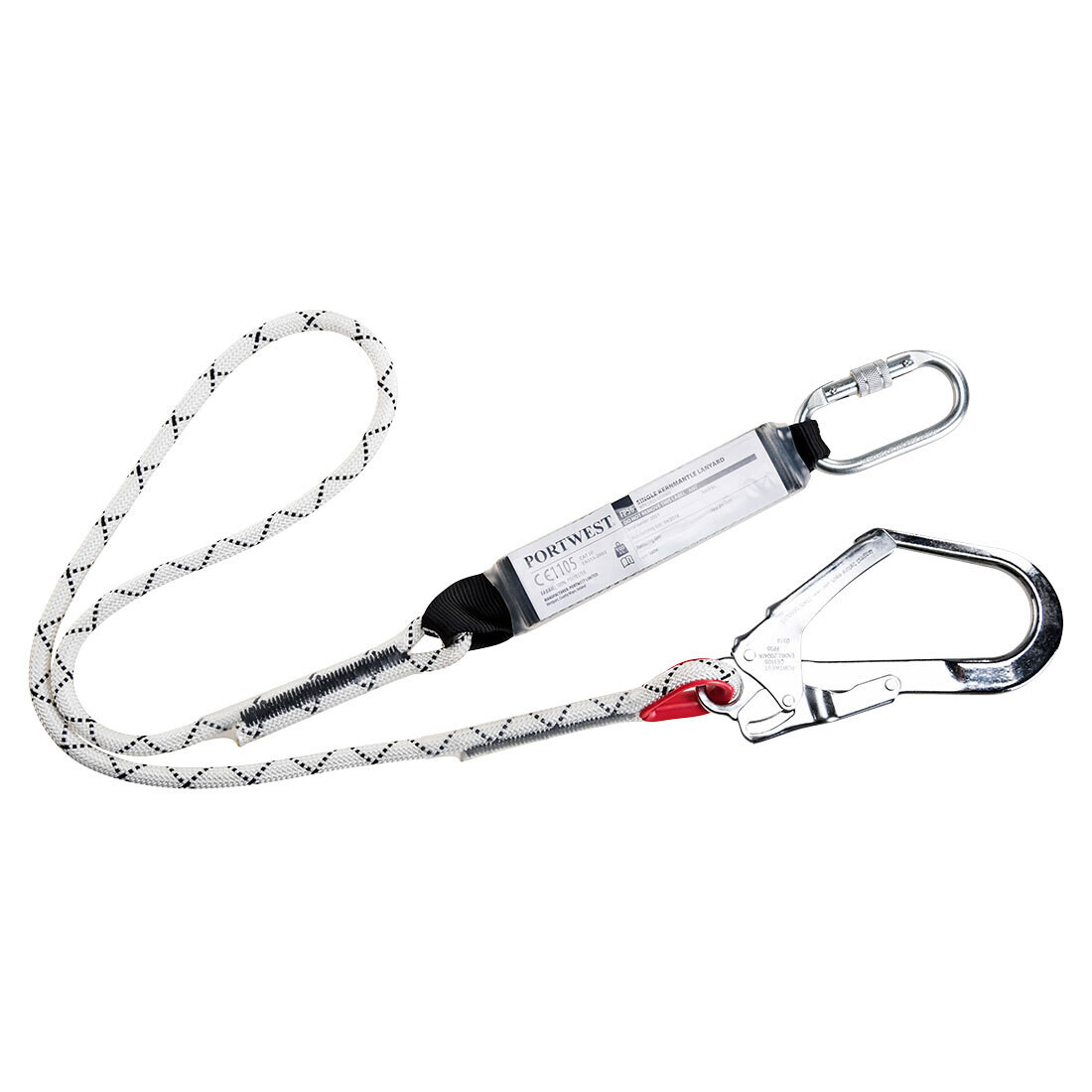 SINGLE KERNMANTLE 1.8m LANYARD + SHOCK ABSORBER