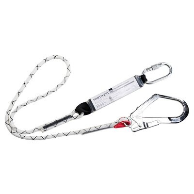 SINGLE KERNMANTLE 1.8m LANYARD + SHOCK ABSORBER