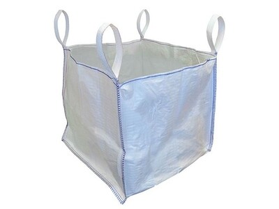 1 TONNE BUILDERS BAG WOVEN POLYPROPYLENE 135g/M2

