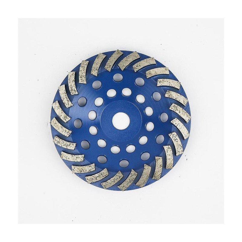 180MM TURBO CUP DISC 6MM MF - BLUE