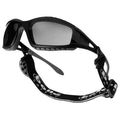 BOLLE TRACKER GLASSES CLEAR BLACK FRAME