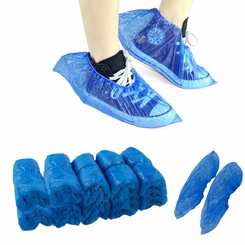 DISPOSABLE SHOE COVERS PACK 100