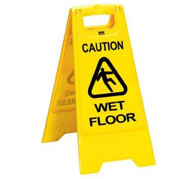 CAUTION WET FLOOR