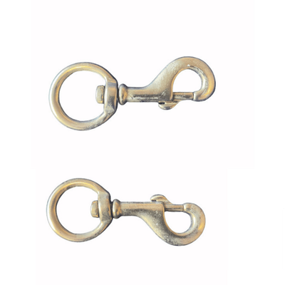 Mousqueton en laiton doré