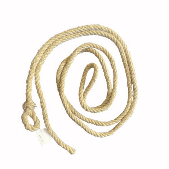 Longe en chanvre naturel - 2m X 16 mm