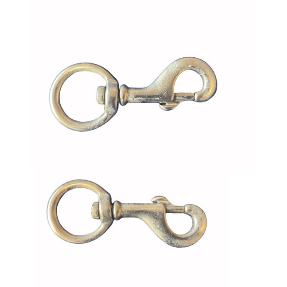 Mousqueton en laiton doré