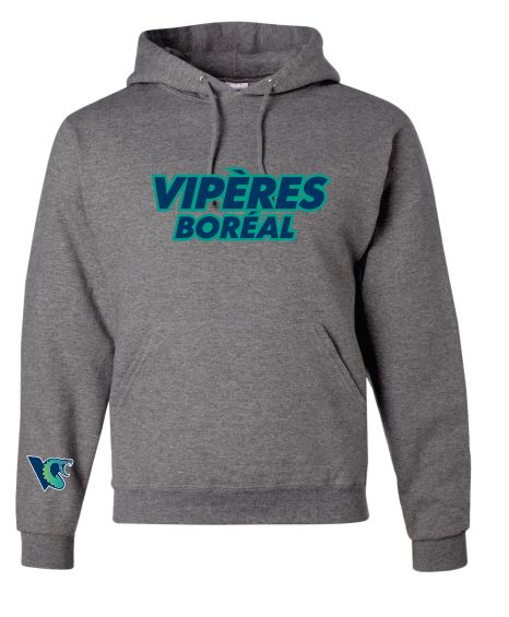 Hoodie - Vipères Boréal Gris